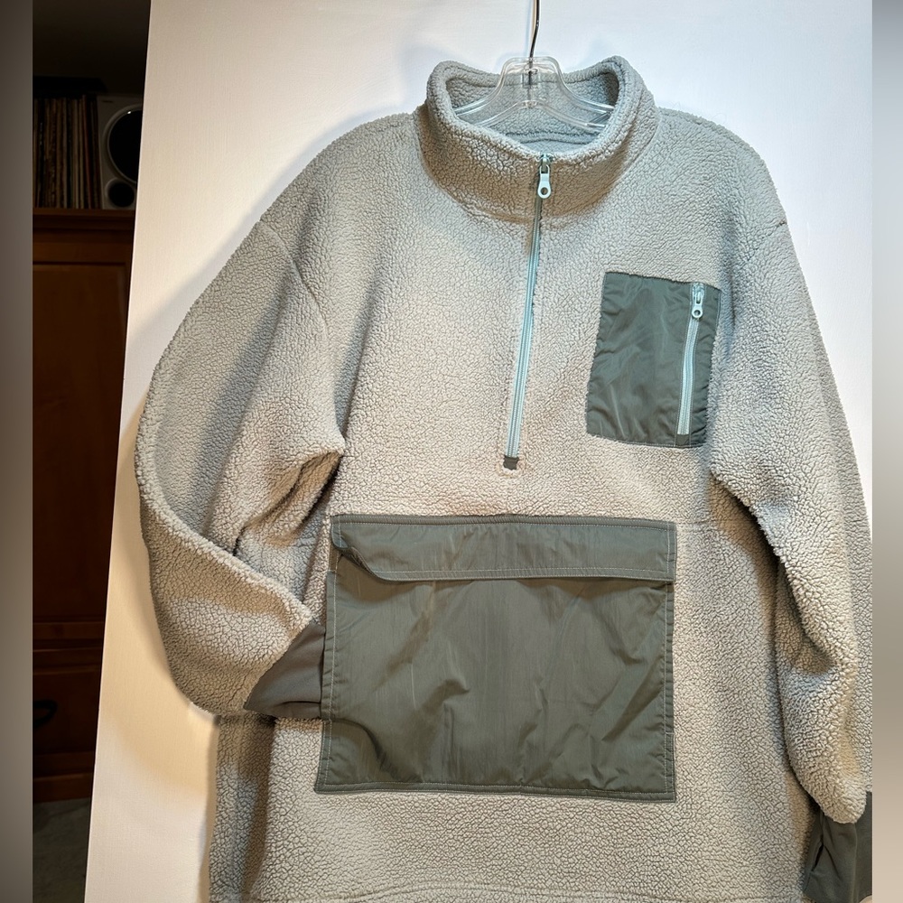 Aerie Fleece Quarter Zip Pullover